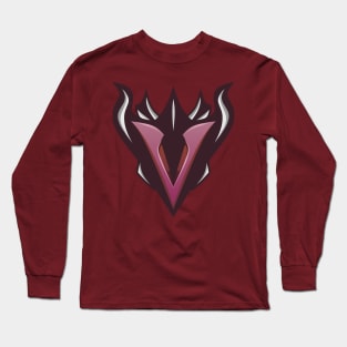 Esport Logo | V Letter For Esport Team / Tshirt etc (red) Long Sleeve T-Shirt